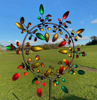 Molino de Viento Decorativo con Campanas de Viento para Jardín