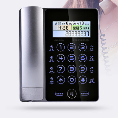 Teléfono Fijo de Diseño Moderno con Pantalla Táctil