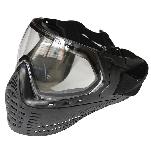 Máscara Protectora Paintball Doble Capa con Banda Elástica Negra - Image 4