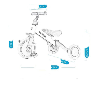 Scooter-Triciclo 2 en 1 para Bebés de 1 a 3 Años - Image 9