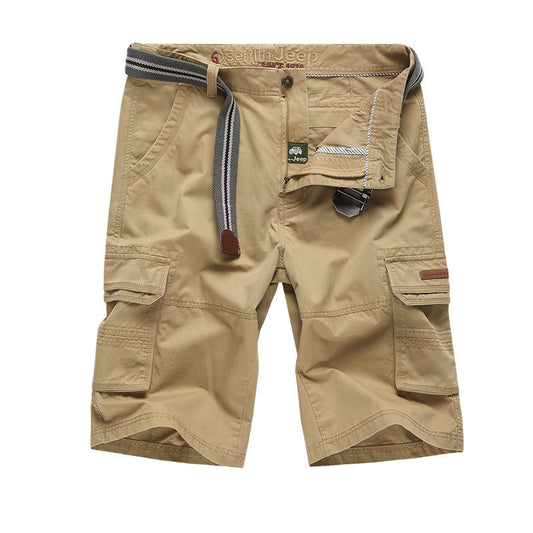 Shorts Casuales de Algodón con Múltiples Bolsillos - Corte Moderno y Cómodo