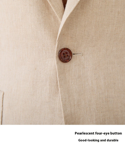 Saco de Lino Semiforro Casual para Hombre - Image 8