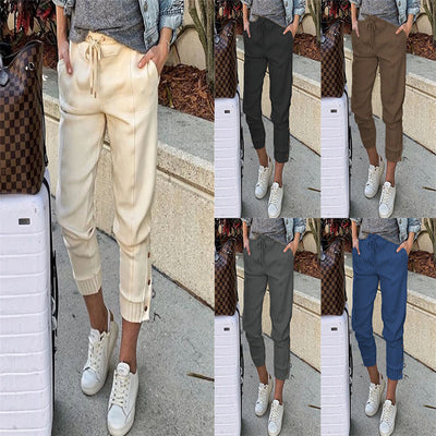Pantalones Casuales de Mujer en Colores Lisos - Image 12
