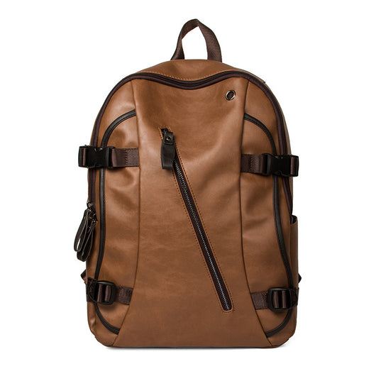 Mochila Escolar Hombre Estilo Coreano Cuero Premium - Bolsa Casual Moderna - Image 14
