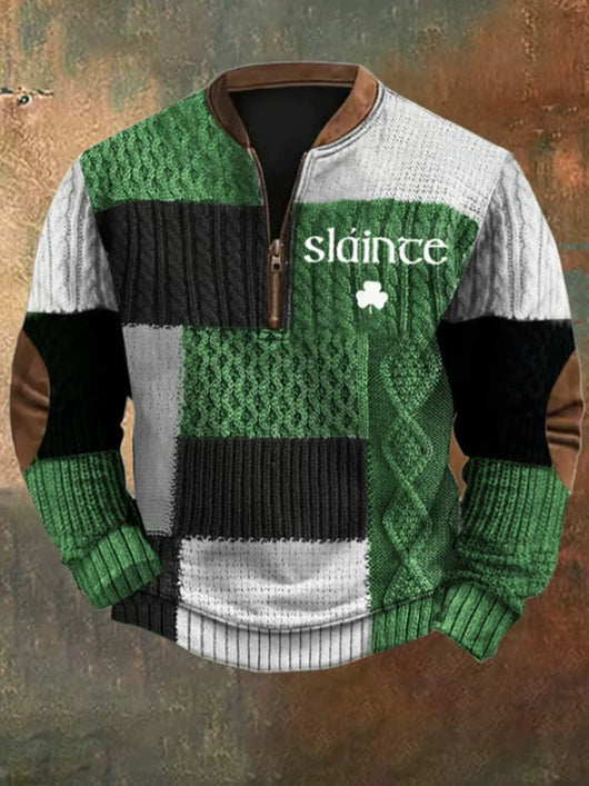 Sudadera con Cierre Estampado 3D Digital para Hombre - Primavera y Otoño - Image 21