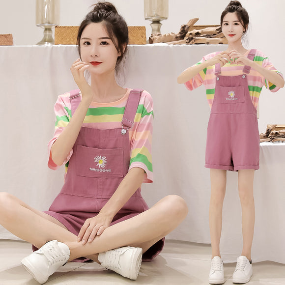 Overol Denim para Niñas y Adolescentes - Ropa de Verano Cómoda y Versátil