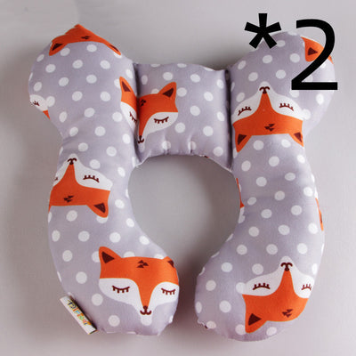 Almohada de Viaje Protectora para Bebé - Soporte en Forma de U para Auto - Image 39