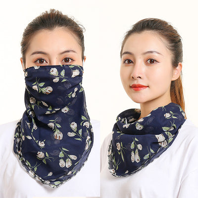 Pañuelo de Seda Protector Solar para Mujer - Máscara Cuello y Cara Verano - Image 13