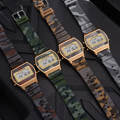 Reloj Cuadrado Slim Estudiante Camuflaje - Image 10