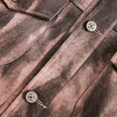 Chaqueta Denim Retro con Graffiti en Espalda - Casual Neutral - Image 18