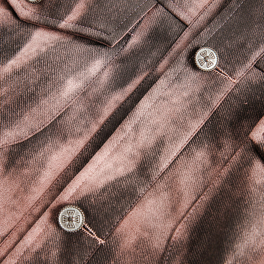 Chaqueta Denim Retro con Graffiti en Espalda - Casual Neutral - Image 18