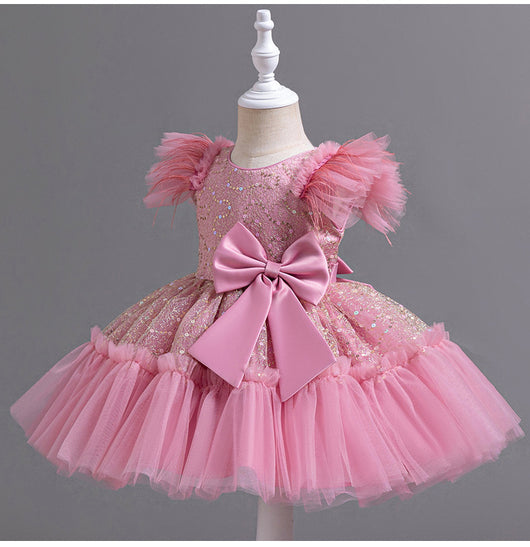 Vestido de Fiesta Infantil con Falda Tul Flores - Colección Verano - Image 16