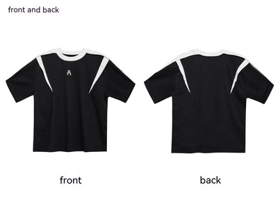 Camiseta Oversize de Verano con Textura Deconstruida y Corte Asimétrico - Image 12