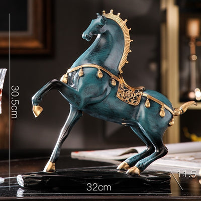 Caballo Decorativo Luminoso de Lujo Europeo para Vino y Hogar - Image 14