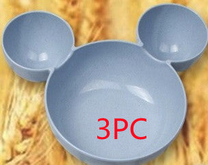 Juego de Comida Infantil Mickey Mouse en Fibra de Trigo - Plato, Cubiertos y Palillos - Image 22
