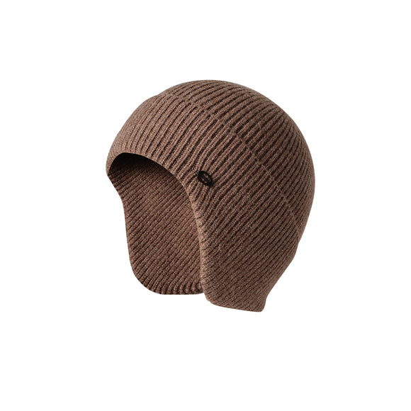 Gorro de Terciopelo Sintético con Protección Auditiva para Hombre