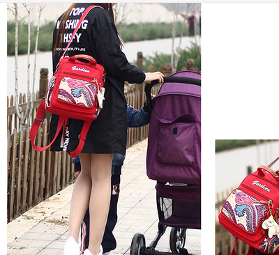 Bolsa Maternal Dos Compartimentos Bandolera para Mamá - Image 10