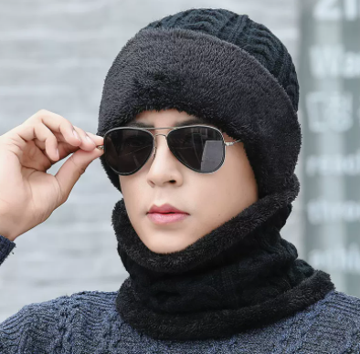Gorro de Lana Grueso Tejido con Forro Polar para Hombre - Image 28