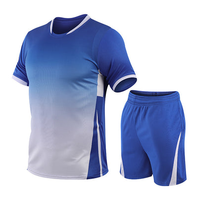 Conjunto de Verano Hombre: Camiseta Degradado Digital + Shorts Talla Grande