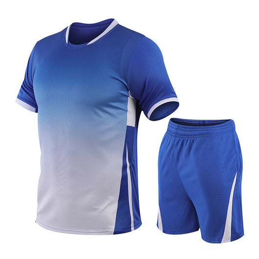 Conjunto de Verano Hombre: Camiseta Degradado Digital + Shorts Talla Grande