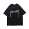 Camiseta Manga Corta Hombre con Letras de Strass