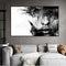 Minimalist Black and White Abstract Art Poster