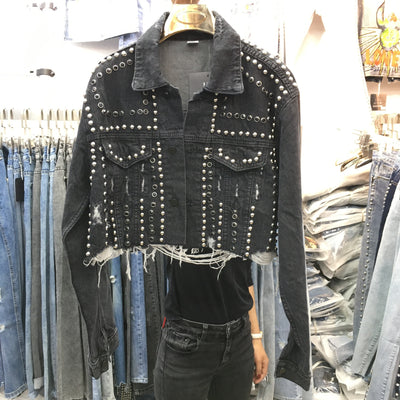 Chaqueta de Mezclilla Reforzada con Remaches - Image 16