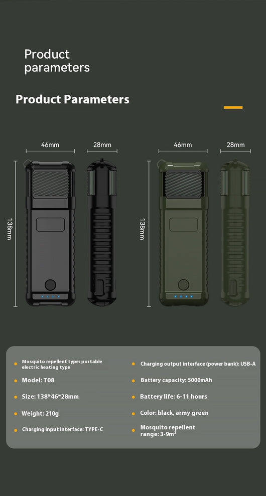 Matamosquitos Portátil Electrónico para Camping y Exterior - Image 8