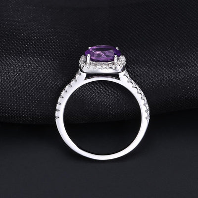 Anillo de Plata Esterlina S925 con Topacio Multicolor Incrustado - Image 2