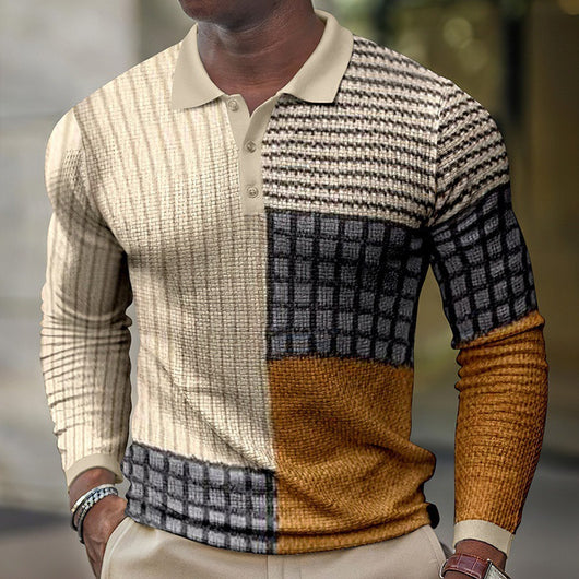 Playera Casual Retro Estampada en 3D para Hombre