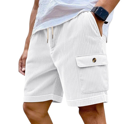 Shorts de Pana para Hombre con Múltiples Bolsillos - Image 12