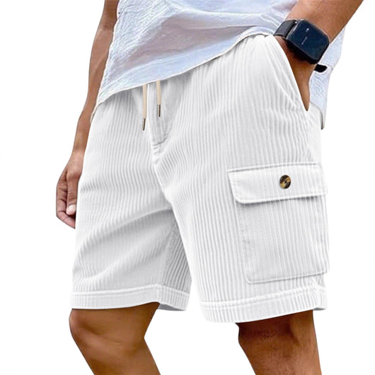 Shorts de Pana para Hombre con Múltiples Bolsillos - Image 12