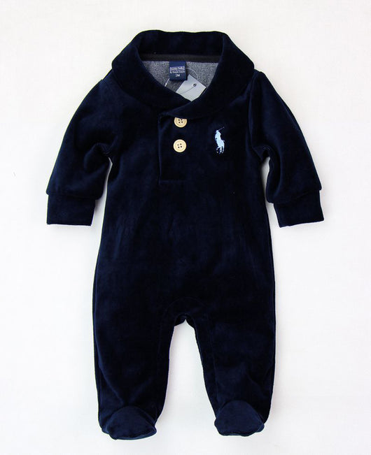Pijama de Terciopelo para Bebé con Pie Integrado - Image 8