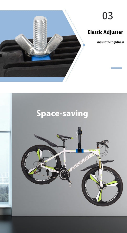 Soporte de Pared para Bicicleta de Montaña con Accesorios de Reparación - Image 10