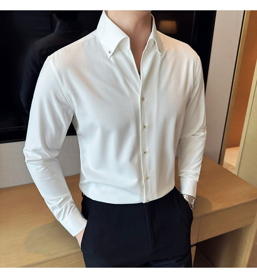 Camisa Denim de Manga Larga para Hombre - Image 18