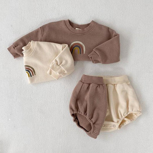 Conjunto Infantil de Manga Larga y Shorts - Image 15
