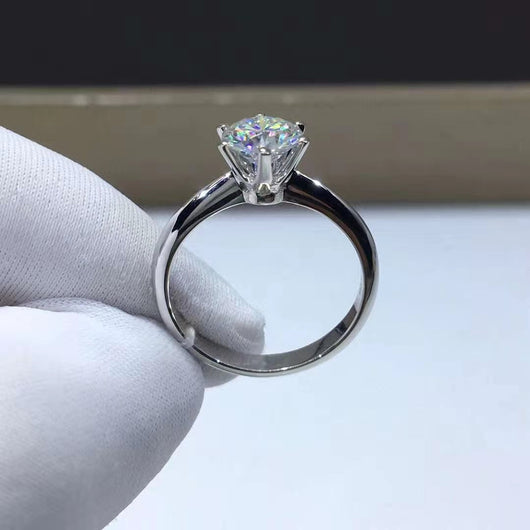 Anillo de Moissanita para Mujer en Plata 925 - Brillo Diamante Auténtico - Image 6