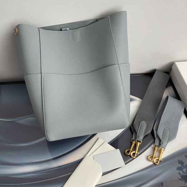 Bolso Bandolera Portátil de Cuero Genuino para Mujer
