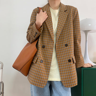 Traje a Cuadros Retro Primavera para Mujer - Image 9