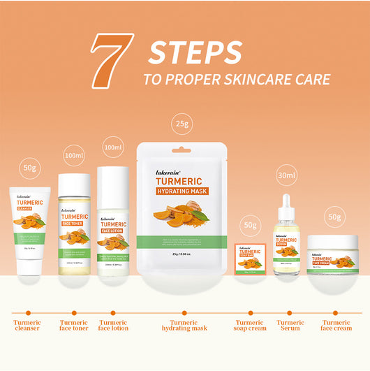 Set Completo de Cuidado Facial con Cúrcuma e Hidratación Profunda - Image 9