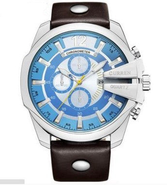 Reloj de Hombre con Esfera Grande y Diseño de Tres Ojos - Image 14