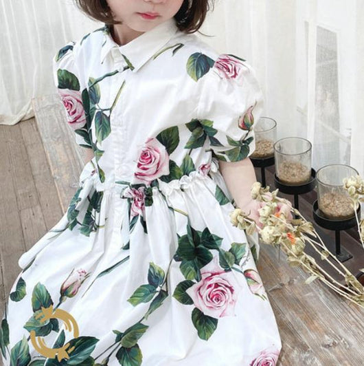 Vestido Princesa Floral para Niñas