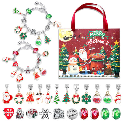 Calendario de Adviento 24 Días con Pulseras Tejidas Artesanales - Caja de Sorpresas Navideña - Image 4