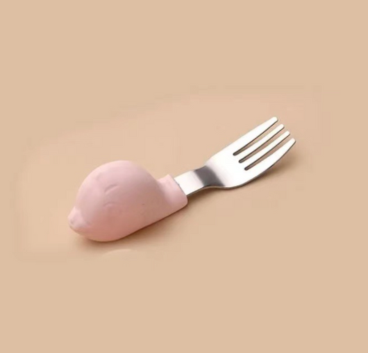 Juego de Cubiertos de Entrenamiento para Bebé con Diseño Infantil en Silicona - Image 20
