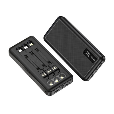 Batería Portátil de Alta Capacidad con Cable Integrable y Pantalla LED - Image 4
