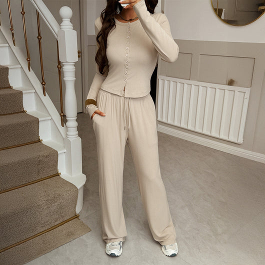 Conjunto Resort de Camisa y Pantalón Largo