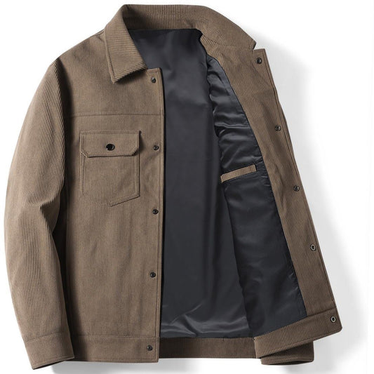 Chaqueta de Piqué para Hombre - Casual Profesional con Cuello Polo