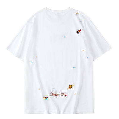 Playera Bordada Cielo Estrellado de Manga Corta - Image 11