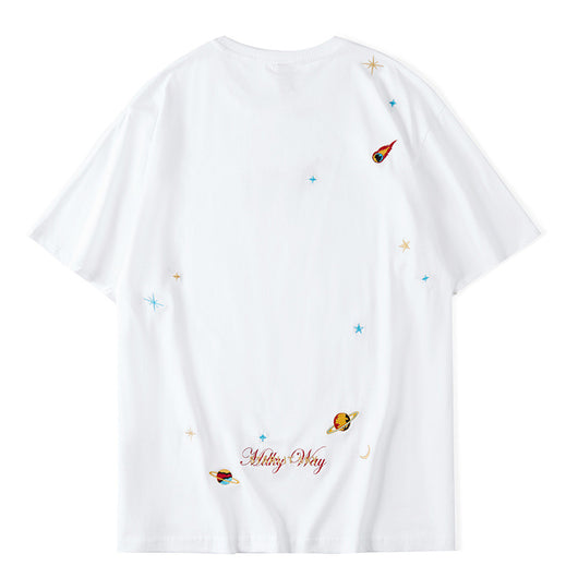Playera Bordada Cielo Estrellado de Manga Corta - Image 11