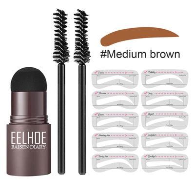 Set de Moldes para Cejas con Polvo de Maquillaje - Image 44